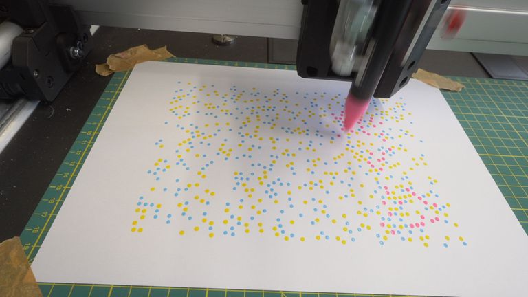 Artwork from project The Drawing Machine